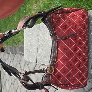 Dooney & Bourke Signature Quilt Hobo Shoulder Handbag